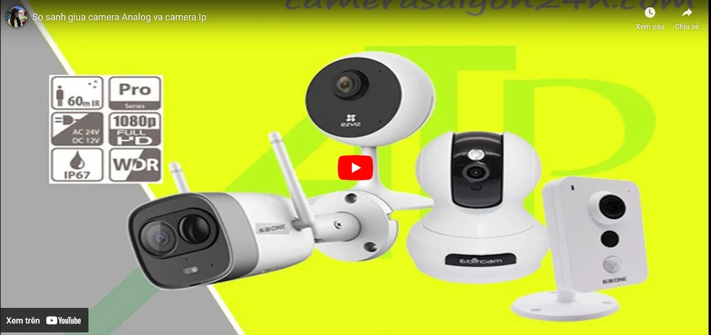 Trọn Gói 4 Mắt Camera An Ninh Chợ