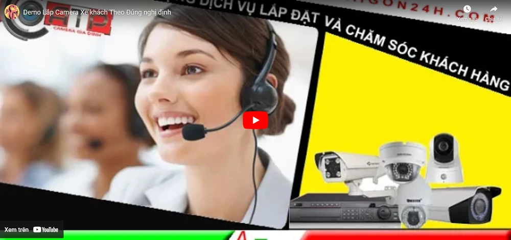 Lắp Bộ Camera IP Giám Sát Bãi Xe