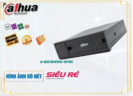  Đầu Ghi Camera  MXVR4104-GFWI với thông số quan trọng Chất Lượng Hình FULL HD 1080P Trang Bị sp khac Xử lý hình ảnh với chip CMOS lưu trữ lâu hơn H.265+/H.265/H.264+/H.264 Được trang bị công nghệ AHD CVI TVI BCS Chắc Chắn Kim Loại