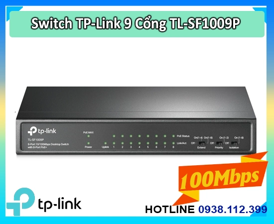 TL-SF1009P, Switch TL-SF1009P, chia mạng TL-SF1009P, bộ chia TL-SF1009P, thông số TL-SF1009P, thông số kỹ thuật TL-SF1009P, thông tin TL-SF1009P, cấu hình TL-SF1009P, mua TL-SF1009P, giá TL-SF1009P, bảo hành TL-SF1009P, switch TPLINK TL-SF1009P, switch TP-LINK TL-SF1009P