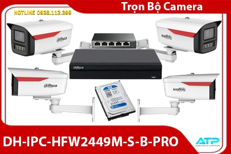 camera Dahua DH-IPC-HFW2449M-S-B-PRO, bộ camera Dahua DH-IPC-HFW2449M-S-B-PRO, Bộ camera chính hãng , bộ camera ngoài trời, bộ camera siêu nét, bộ camera ban đêm, Bộ Camera Có Màu Ban Đêm Siêu Nét 