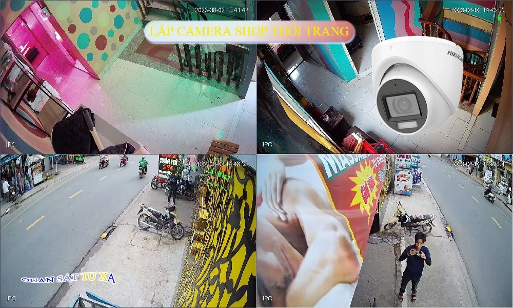 trọn bộ camera cho shop thời trang