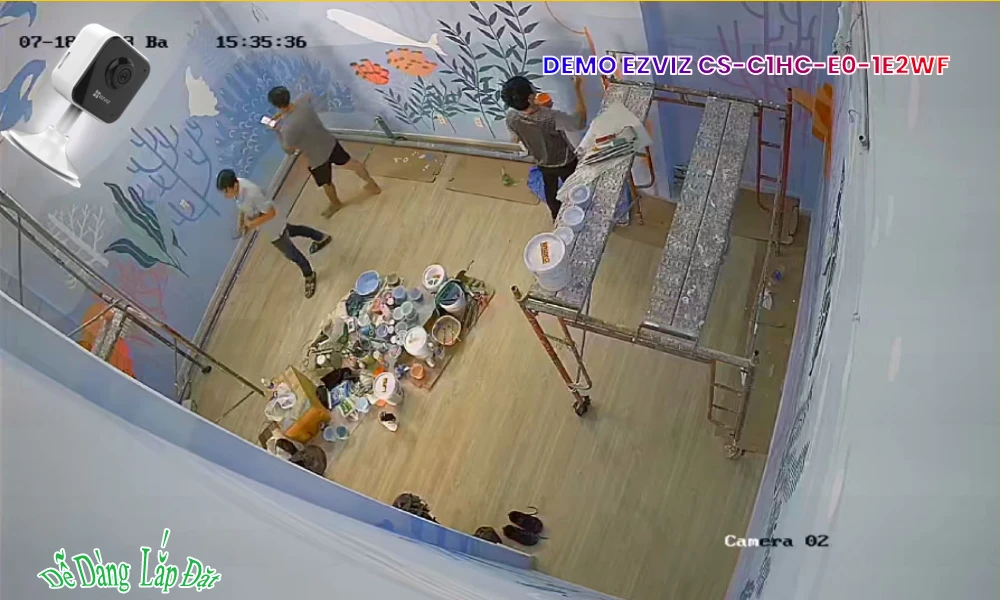 CS-C1HC-E0-1E2WF sắc nét Wifi Ezviz CS-C1HC-E0-1E2WF sắc nét Wifi Ezviz