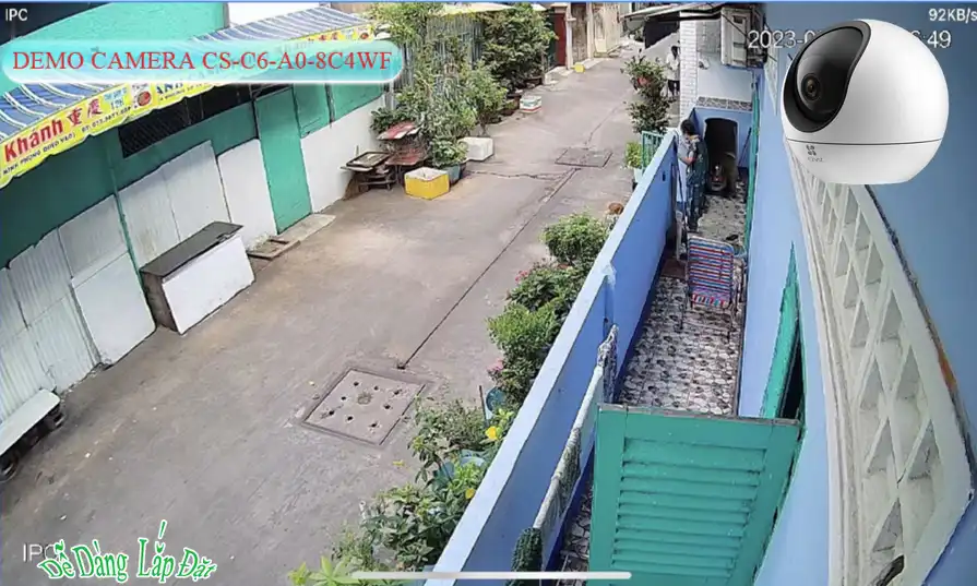 ➠  CS-C6-A0-8C4WF sắc nét Wifi Ezviz