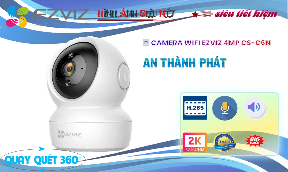 CS-C6N-D0-8B4WF sắc nét Wifi Ezviz CS-C6N-D0-8B4WF sắc nét Wifi Ezviz