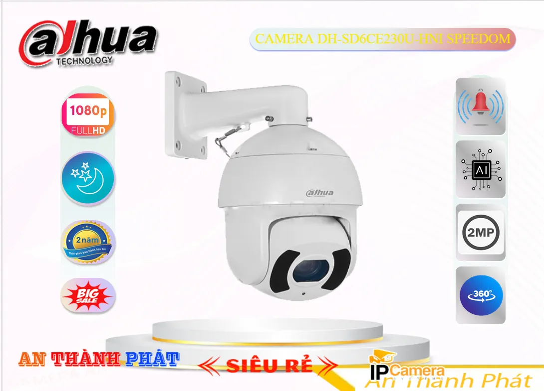 DH-SD6CE230U-HNI Camera Speedom Thông Minh,Giá Phân Phối DH-SD6CE230U-HNI,DH-SD6CE230U-HNI Chiết khấu cao,Phân phối rẻ ,Bán Sỉ  Camera An Ninh  ,cửa hàng bán DH-SD6CE230U-HNI Ip POE sắc nét ,DH-SD6CE230U-HNI Chất lượng nhất,Giá Bán DH-SD6CE230U-HNI,DH-SD6CE230U-HNI chiết khấu cao,DH-SD6CE230U-HNI bán rẻ