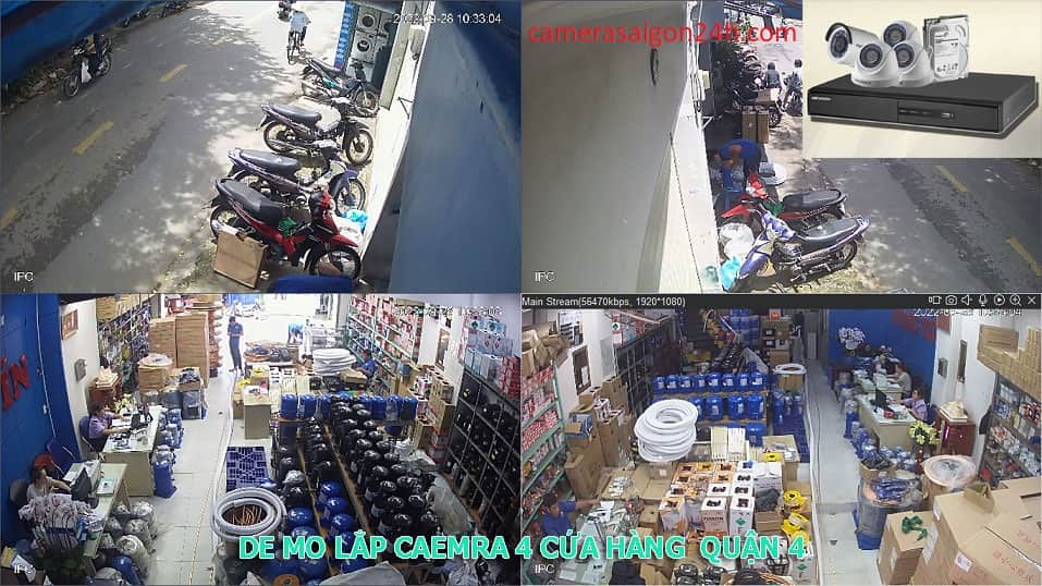hình ảnh lắp camera quan sát quận 4