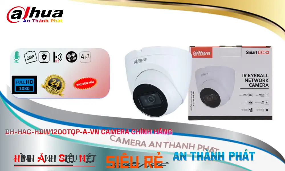 DH-HAC-HDW1200TQP-A-VN sắc nét Dahua