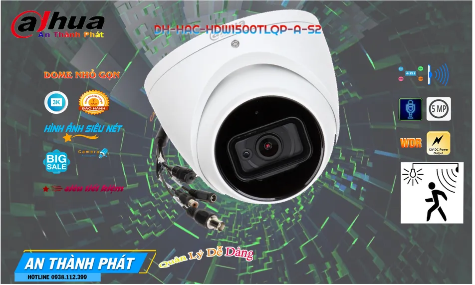 DH-HAC-HDW1500TLQP-A-S2 sắc nét Dahua ➠
