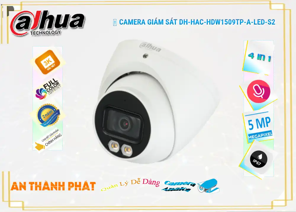 DH-HAC-HDW1509TP-A-LED-S2 sắc nét Dahua DH-HAC-HDW1509TP-A-LED-S2 sắc nét Dahua