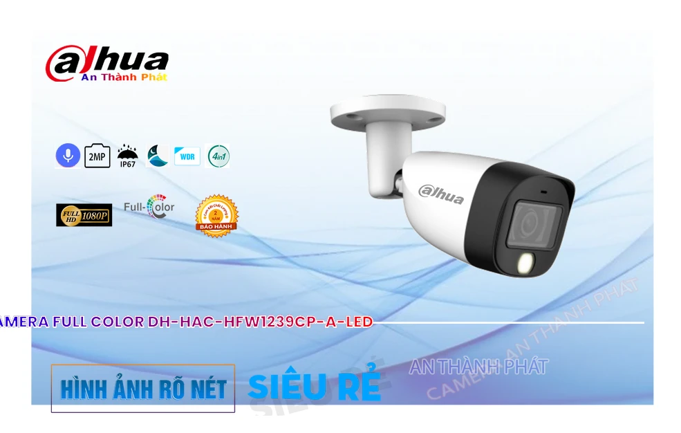 DH-HAC-HFW1239CP-A-LED sắc nét Dahua