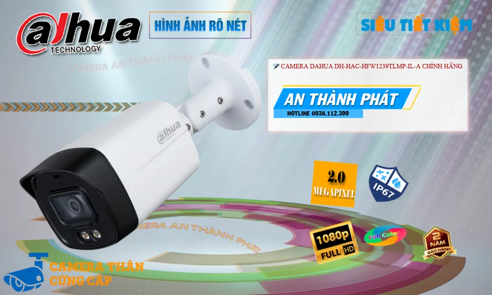 DH-HAC-HFW1239TLMP-IL-A sắc nét Dahua