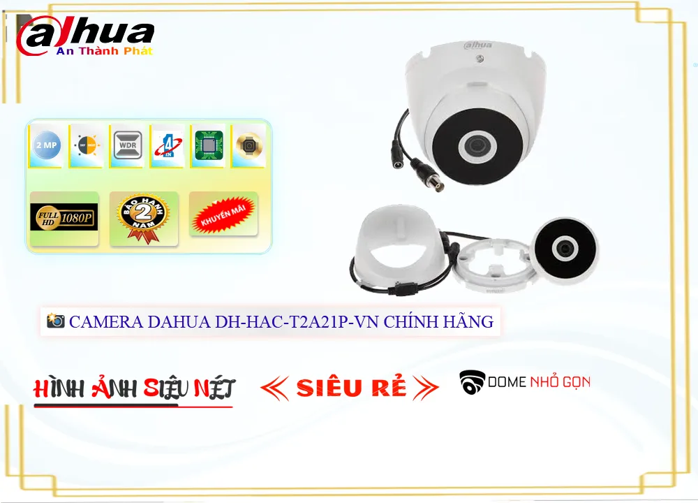 DH-HAC-T2A21P-VN sắc nét Dahua DH-HAC-T2A21P-VN sắc nét Dahua