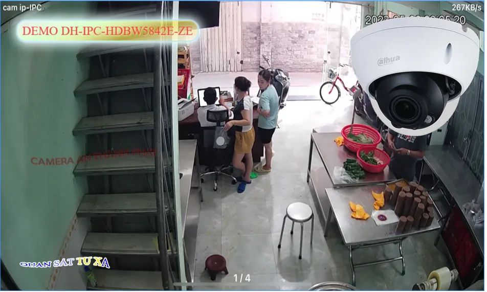 DH-IPC-HDBW5842E-ZE sắc nét Dahua