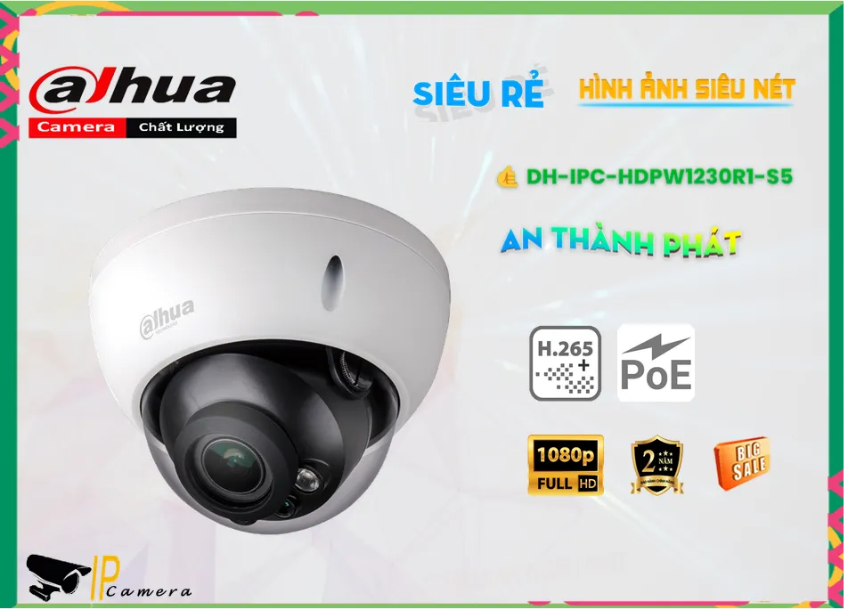 Camera Dahua DH-IPC-HDPW1230R1-S5,Giá DH-IPC-HDPW1230R1-S5,Giá buôn DH-IPC-HDPW1230R1-S5, Bán Lỗ,DH-IPC-HDPW1230R1-S5 nơi bán rẻ nhất,Giá Bán DH-IPC-HDPW1230R1-S5 FULL HD 1080P 2.0 megapixel ,Địa Chỉ Bán  Camera Giá re DH-IPC-HDPW1230R1-S5,thông số DH-IPC-HDPW1230R1-S5, Chất lượng nhất,DH-IPC-HDPW1230R1-S5 Giá hấp dẫn,DH-IPC-HDPW1230R1-S5 Giá Hấp Dẫn,công nghê DH-IPC-HDPW1230R1-S5,DH-IPC-HDPW1230R1-S5 Công Nghệ Mới,DH-IPC-HDPW1230R1-S5 mới,Bán giá rẻ DH-IPC-HDPW1230R1-S5