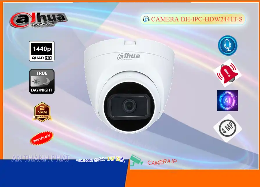 DH-IPC-HDW2441T-S sắc nét Dahua