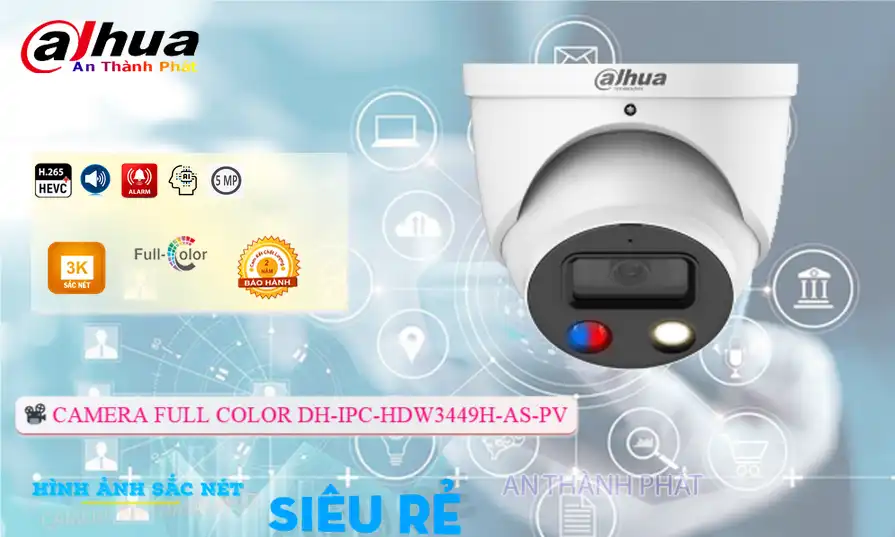 DH-IPC-HDW3449H-AS-PV sắc nét Dahua