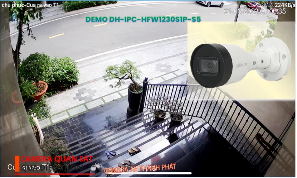 DH-IPC-HFW1230S1P-S5 sắc nét Dahua DH-IPC-HFW1230S1P-S5 sắc nét Dahua