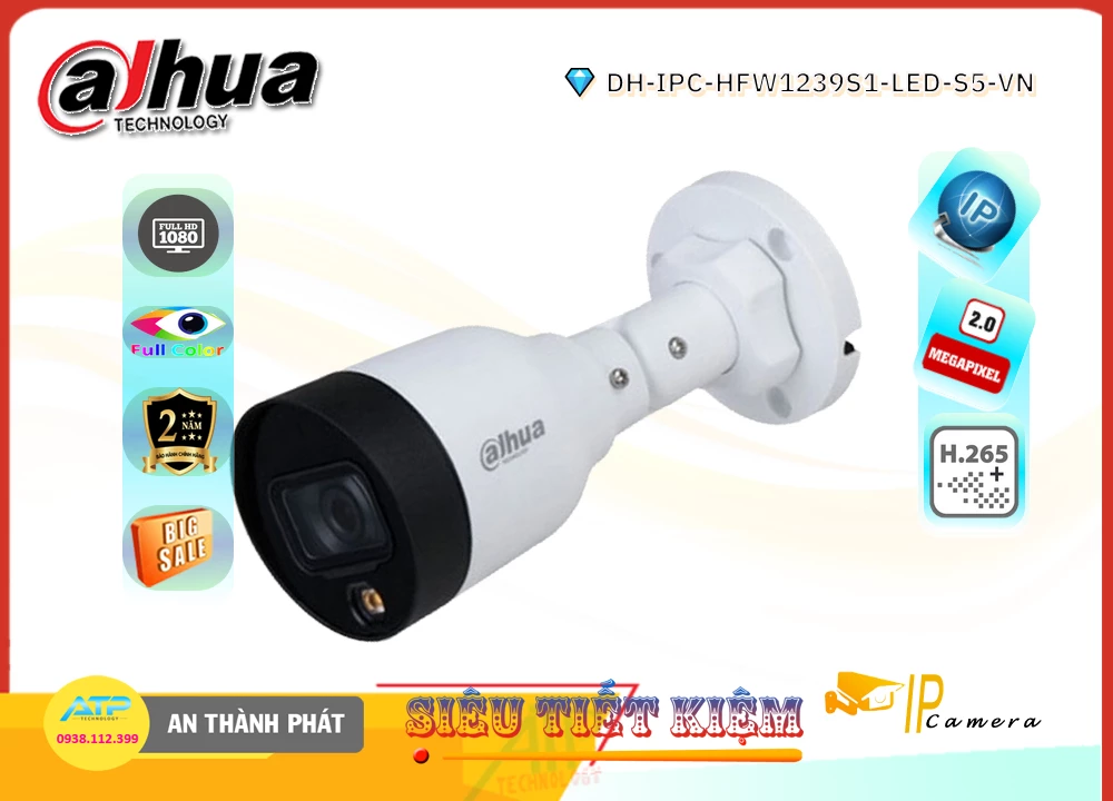 Camera Dahua DH-IPC-HFW1239S1-LED-S5-VN,DH-IPC-HFW1239S1-LED-S5-VN Giá Hấp Dẫn, Loại Camera DH-IPC-HFW1239S1-LED-S5-VN Công Nghệ Mới,DH-IPC-HFW1239S1-LED-S5-VN Cấp Nguồ Qua Dây Mạng  Chất lượng nhất,DH-IPC-HFW1239S1-LED-S5-VN Giá Khuyến Mãi,Nhà Phân Phối DH-IPC-HFW1239S1-LED-S5-VN FULL HD 1080P 2.0 megapixel ,Điểm bán DH-IPC-HFW1239S1-LED-S5-VN,DH-IPC-HFW1239S1-LED-S5-VN Giá Hấp Dẫn,DH-IPC-HFW1239S1-LED-S5-VN Công Nghệ Mới