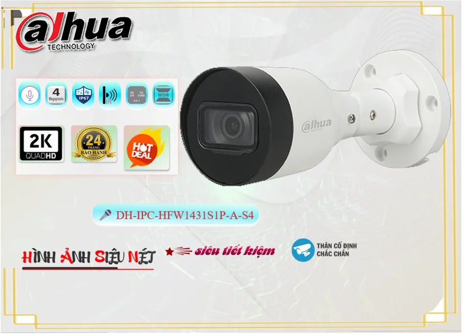 Camera Dahua DH-IPC-HFW1431S1P-A-S4,Bán Giá DH-IPC-HFW1431S1P-A-S4,DH-IPC-HFW1431S1P-A-S4 Giá hấp dẫn,bán ,Giá buôn  Camera Giá re ,Địa Chỉ Bán DH-IPC-HFW1431S1P-A-S4 Ip POE sắc nét ,DH-IPC-HFW1431S1P-A-S4 Chất lượng nhất,Giá Bán DH-IPC-HFW1431S1P-A-S4,DH-IPC-HFW1431S1P-A-S4 nơi bán rẻ nhất,DH-IPC-HFW1431S1P-A-S4 bán rẻ