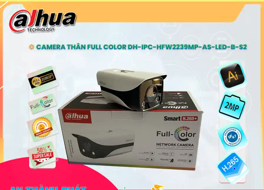 DH-IPC-HFW2239MP-AS-LED-B-S2 sắc nét Dahua DH-IPC-HFW2239MP-AS-LED-B-S2 sắc nét Dahua