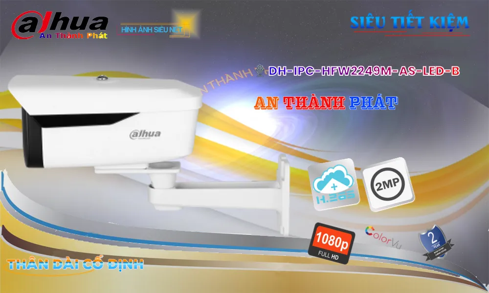 DH-IPC-HFW2249M-AS-LED-B sắc nét Dahua