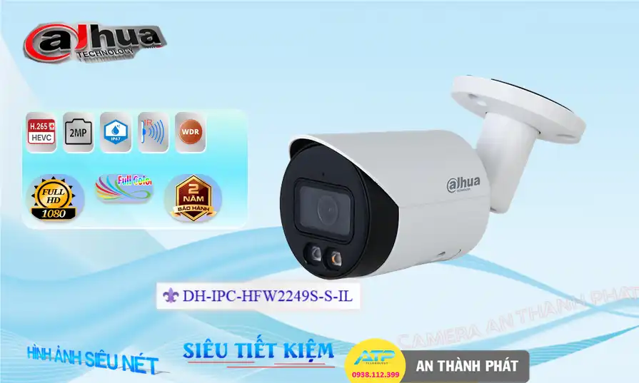 DH-IPC-HFW2249S-S-IL sắc nét Dahua DH-IPC-HFW2249S-S-IL sắc nét Dahua