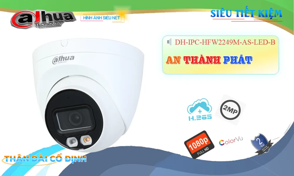 ➠ DH-IPC-HFW2449S-S-LED sắc nét Dahua ➠ DH-IPC-HFW2449S-S-LED sắc nét Dahua