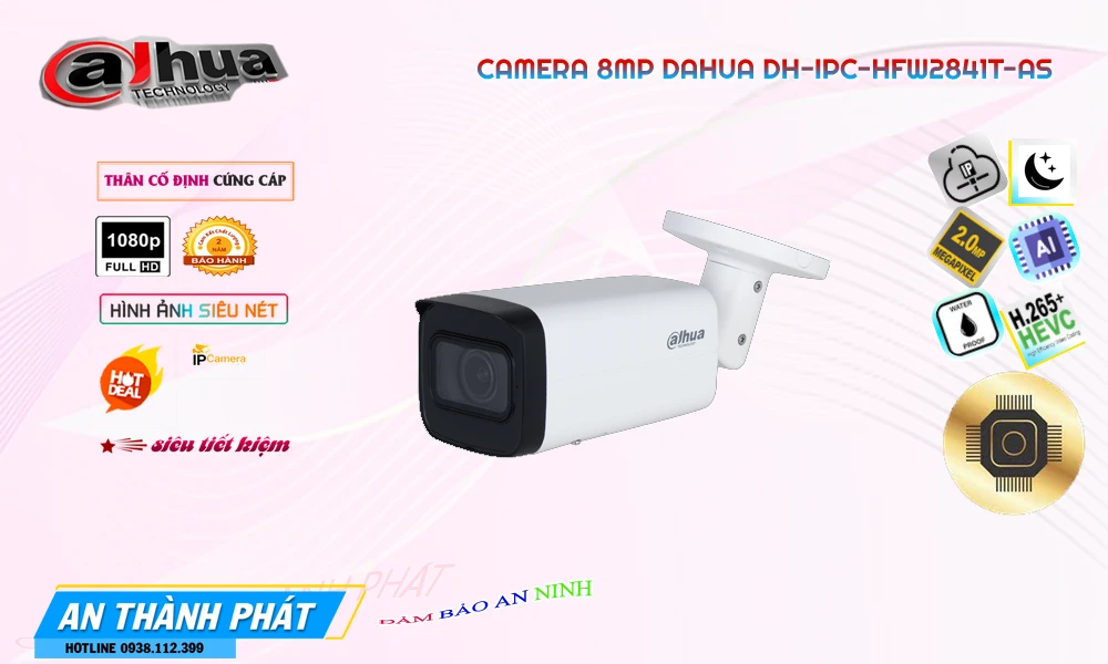 DH-IPC-HFW2841T-AS Sắc Nét Dahua