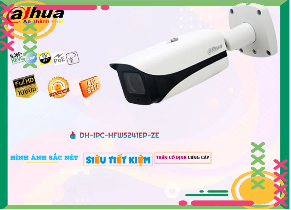 DH-IPC-HFW5241EP-ZE sắc nét Dahua DH-IPC-HFW5241EP-ZE sắc nét Dahua