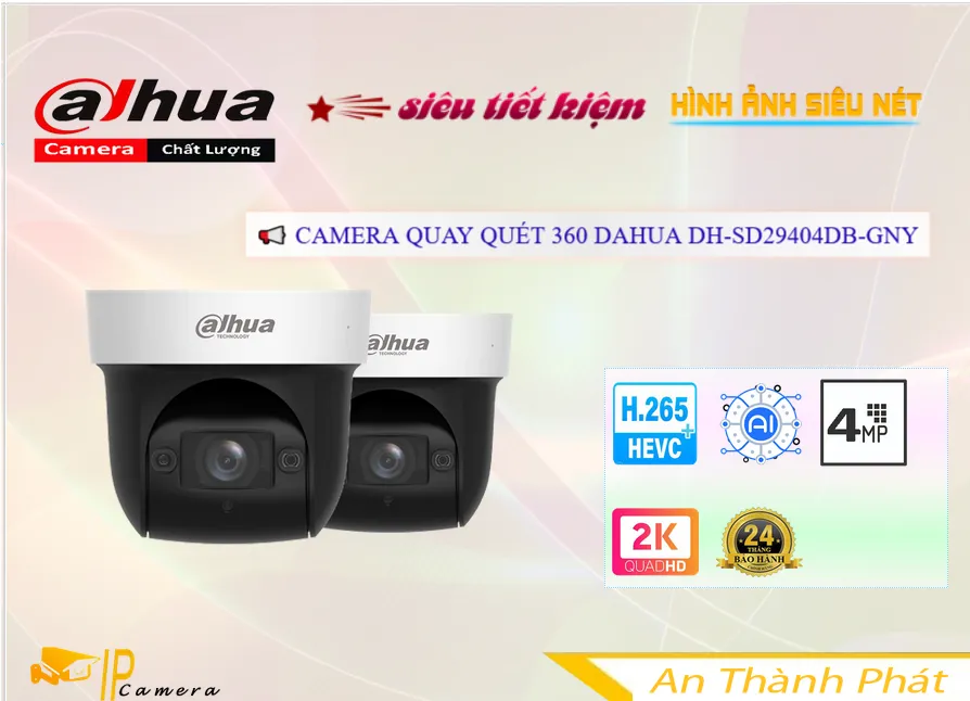 Camera Dahua Chất Lượng Công Nghệ POE DH-SD29404DB-GNY Camera Dahua Chất Lượng Công Nghệ POE DH-SD29404DB-GNY