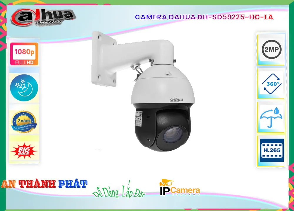 DH-SD59225-HC-LA sắc nét Dahua ➠ DH-SD59225-HC-LA sắc nét Dahua ➠