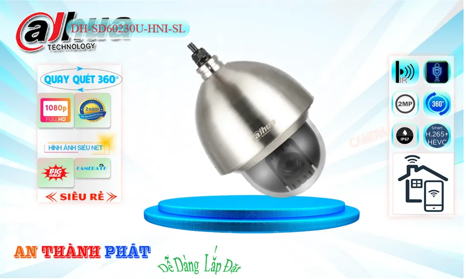 DH-SD60230U-HNI-SL sắc nét Dahua DH-SD60230U-HNI-SL sắc nét Dahua