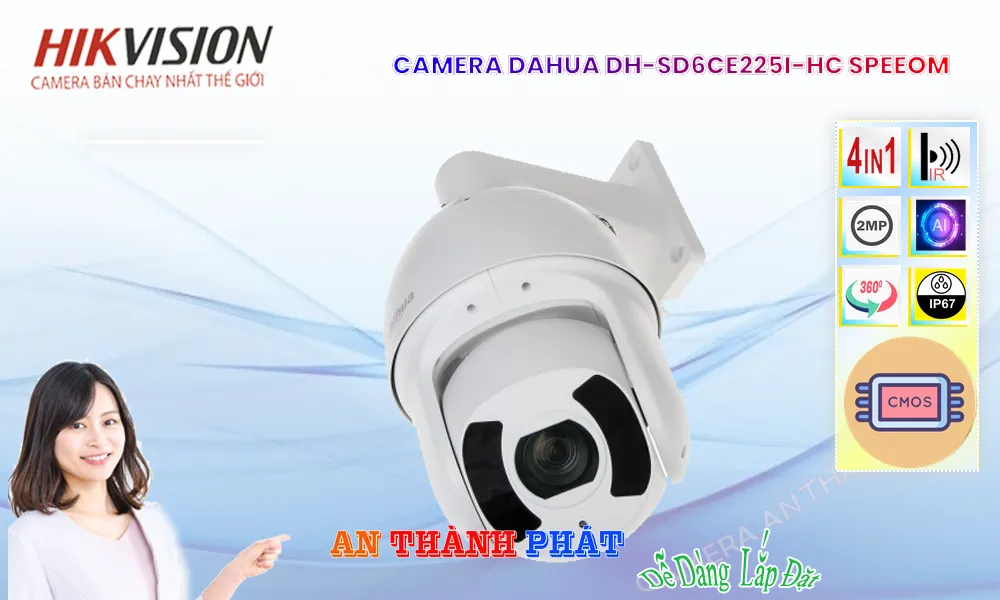 ➠ DH-SD6CE225I-HC sắc nét Dahua ➠ DH-SD6CE225I-HC sắc nét Dahua