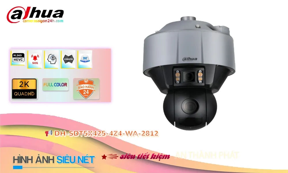 DH-SDT5X425-4Z4-WA-2812 sắc nét Dahua
