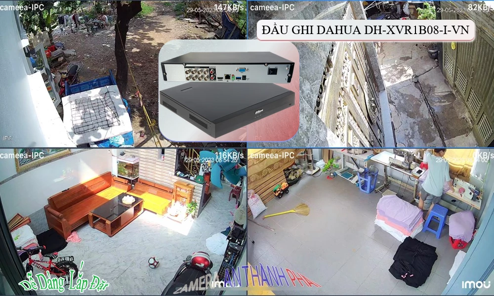 DH-XVR1B08-I-VN sắc nét KBvision DH-XVR1B08-I-VN sắc nét KBvision