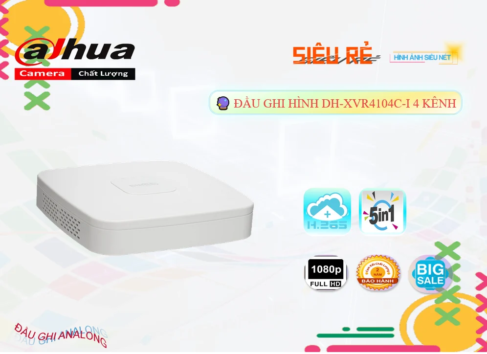 DH-XVR4104C-I Đầu Ghi Hình 4 Kênh Giá Rẻ DH-XVR4104C-I Đầu Ghi Hình 4 Kênh Giá Rẻ