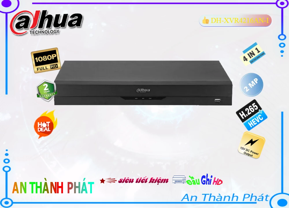 DH-XVR4216AN-I sắc nét Dahua DH-XVR4216AN-I sắc nét Dahua