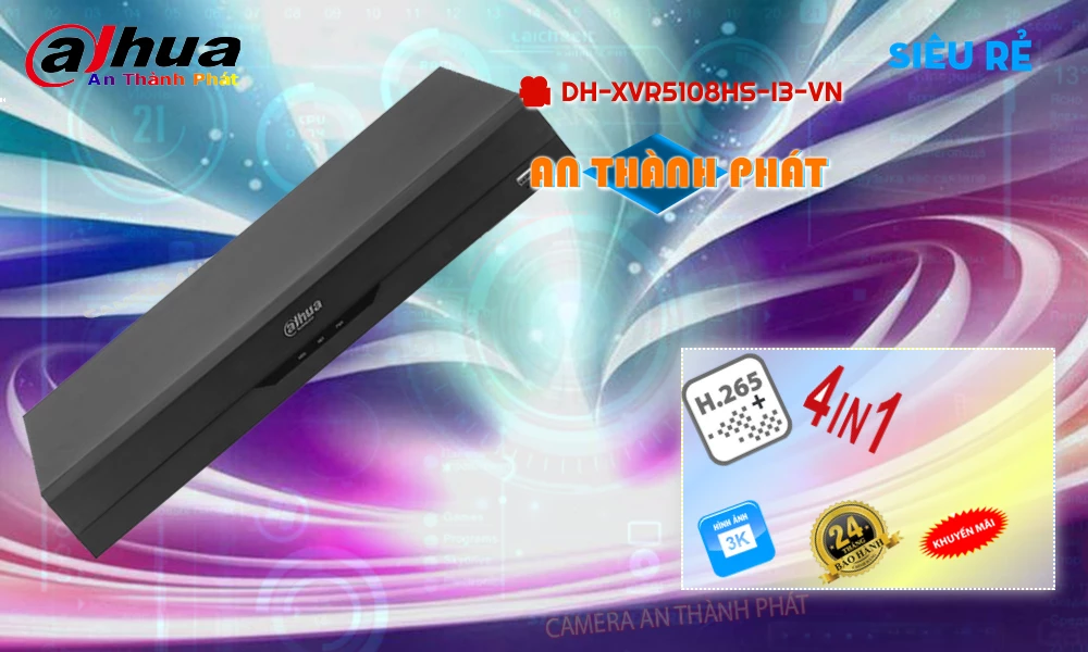DH-XVR5108HS-I3-VN sắc nét Dahua ➠ DH-XVR5108HS-I3-VN sắc nét Dahua ➠