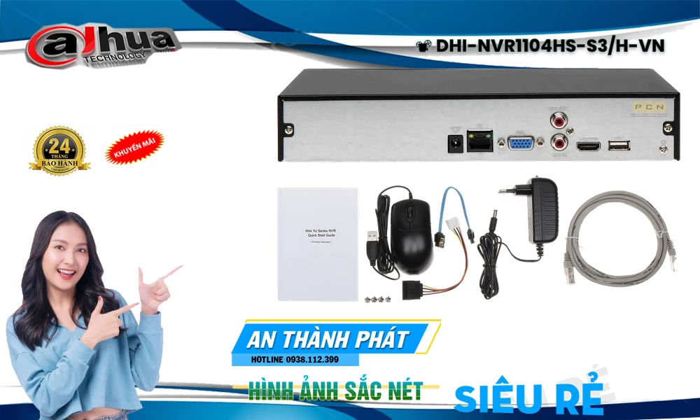 ➠ DHI-NVR1104HS-S3/H sắc nét Dahua ➠ DHI-NVR1104HS-S3/H sắc nét Dahua