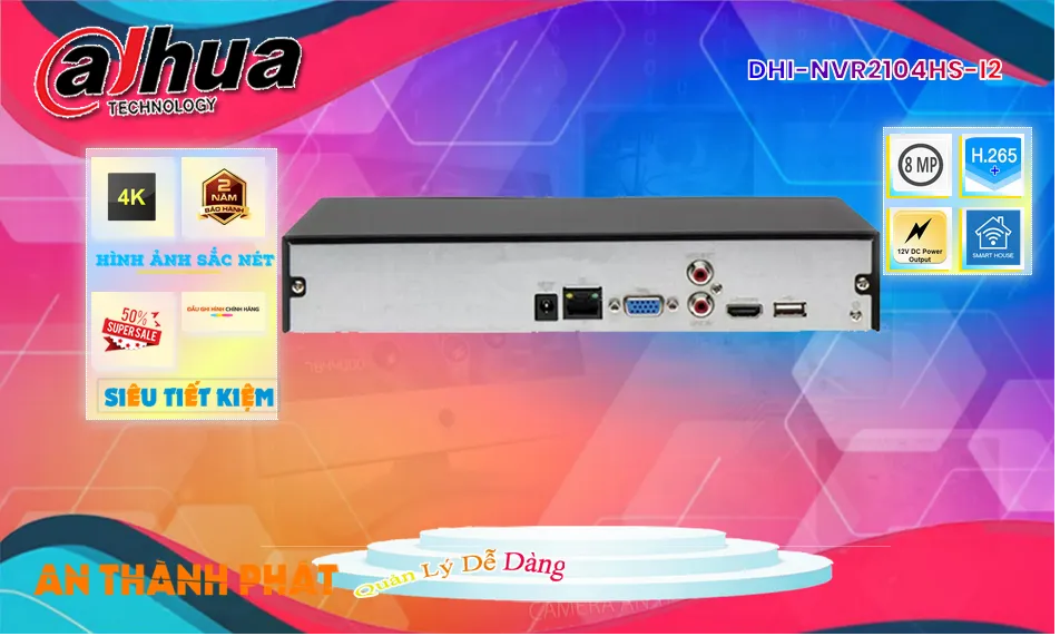 DHI-NVR2104HS-I2 sắc nét Dahua