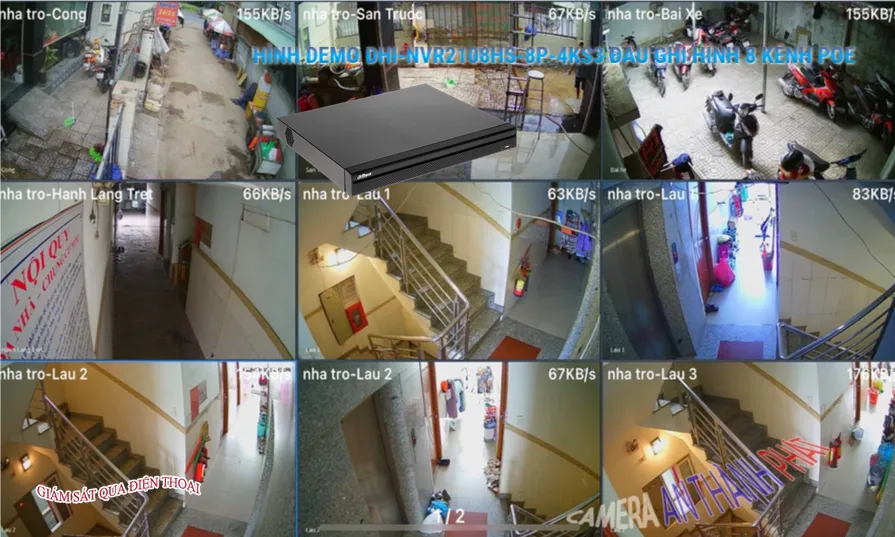 Đầu Ghi Camera DHI-NVR2108HS-8P-4KS3 Dahua giá rẻ chất lượng cao Đầu Ghi Camera DHI-NVR2108HS-8P-4KS3 Dahua giá rẻ chất lượng cao