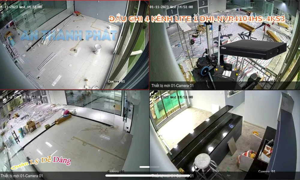 DHI-NVR4104HS-4KS3 Đầu Ghi Hình Chi phí phù hợp