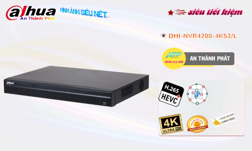 ➠ DHI-NVR4208-4KS2-L sắc nét Dahua ➠ DHI-NVR4208-4KS2-L sắc nét Dahua