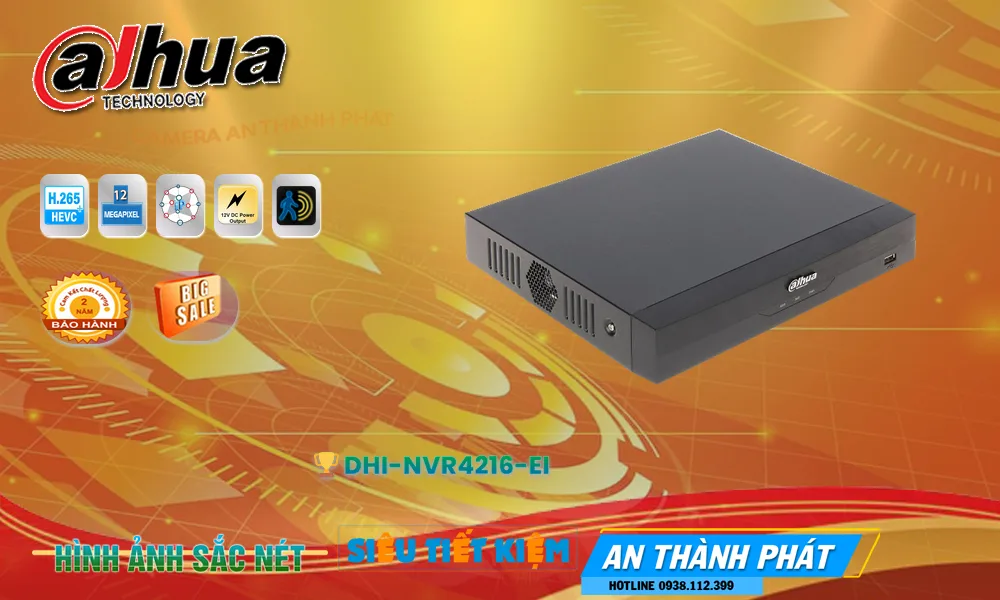 DHI-NVR4216-EI sắc nét Dahua DHI-NVR4216-EI sắc nét Dahua