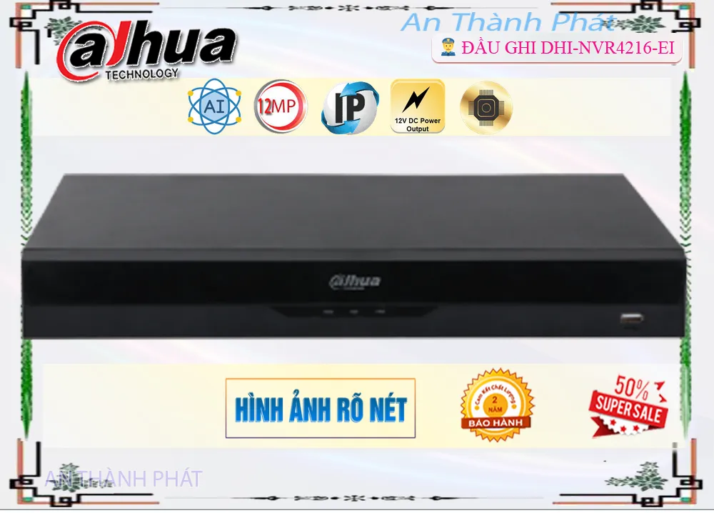 DHI-NVR4216-EI sắc nét Dahua DHI-NVR4216-EI sắc nét Dahua