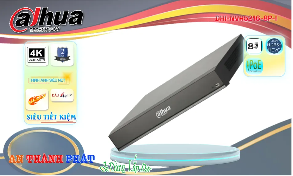 Đầu Ghi Camera DHI-NVR5216-8P-I Đầu Ghi Camera DHI-NVR5216-8P-I