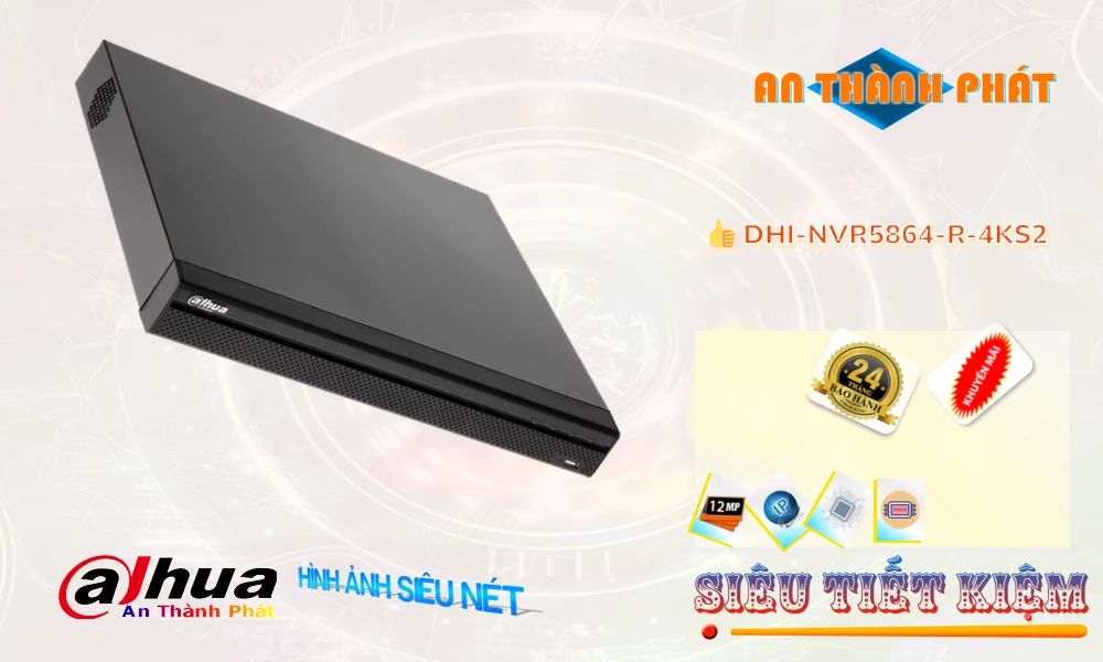 DHI-NVR5864-R-4KS2 sắc nét Dahua