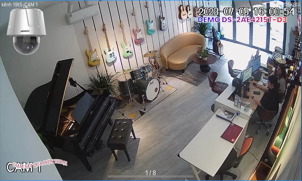 DS-2AE4215T-D3 sắc nét Hikvision DS-2AE4215T-D3 sắc nét Hikvision