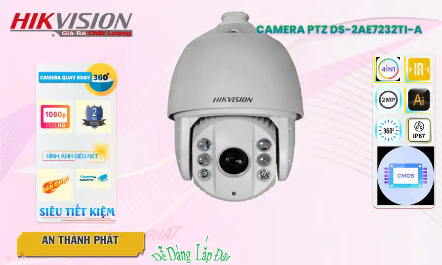 DS-2AE7232TI-A sắc nét Hikvision